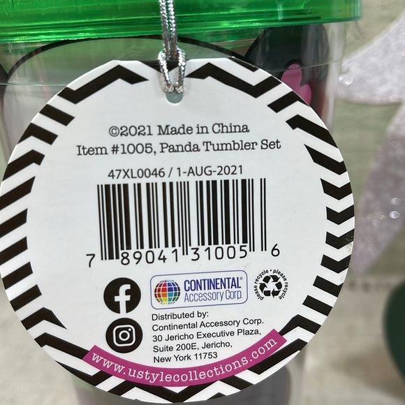 18 OZ Panda Tumbler Set - Picture 4 of 4